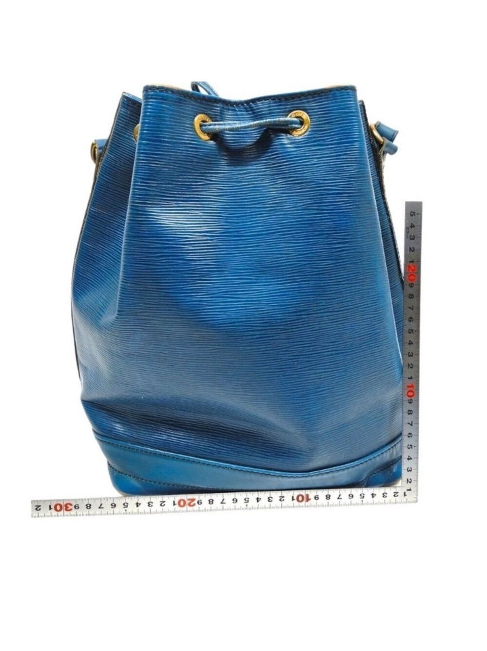 Louis Vuitton Blue Noe Epi Shoulder Bag EUC - Picture 7 of 10